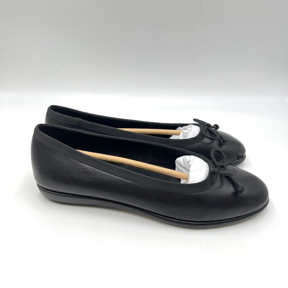 Aerosoles Womens Size 6.5 Homebet Black Slip On Ballet Flats Shoes
